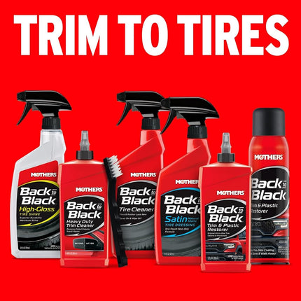 Mothers Naturally Black Trim & Plastic Restorer - 355ml