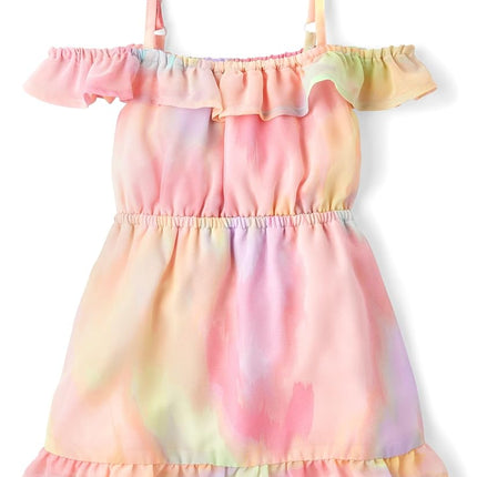 The Children's Place Robes habillées sans manches pour bébés filles et tout-petits, Cameo Rainbow, 18-24 mois