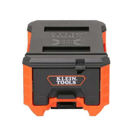 Klein Tools 54843MB MODbox Compact Single Drawer Box, Half Width, Tool Storage Drawer with Ball Bearing Slides, Dividers Included, PVC Foam Mat