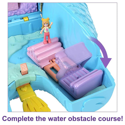 Polly Pocket Pajama Party Playset, 25 Toy Surprises, Pop and Swap Toy Accessories, 2 Dolls, Toys for Ages 4 and Up, One Playset, HHX74