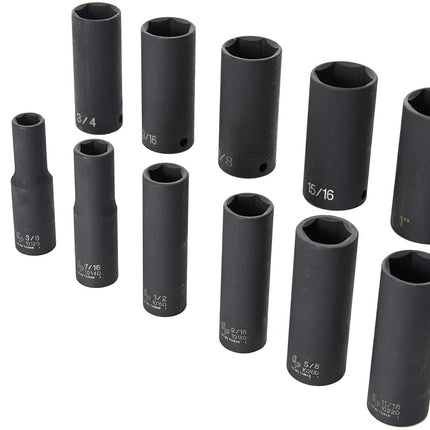 Grey Pneumatic (1213D) 3/8" Drive 12-Piece Deep Socket Set