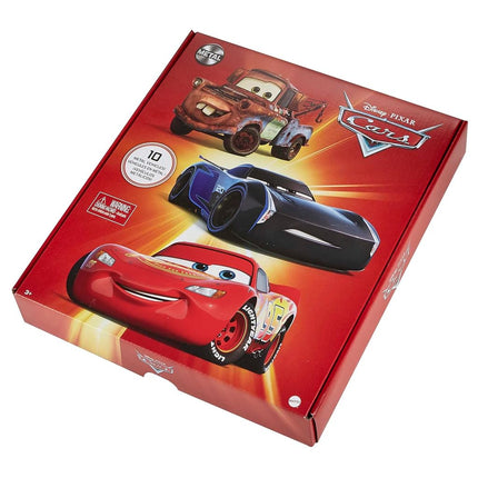 Mattel Disney Pixar Cars Mini Racers Die-Cast Paquete de 10 Vehículos, Juguetes de Carreras en Miniatura Para Correr, Pequeños, Portátiles, Juguetes de Automóviles Coleccionables Basados en las Películas de Cars, Para Niños de 3 Años en Adelante, HBW15