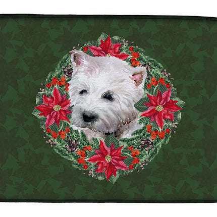 Caroline's Treasures CK1567DDM Westie Poinsetta Wr