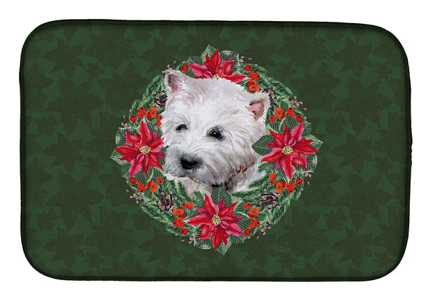 Caroline's Treasures CK1567DDM Westie Poinsetta Wr