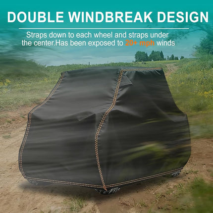 QYMOTO CFMOTO UTV Cover Heavy Duty All Weather Storage Cover Fits for Uforce Zforce 500 600 800 950 1000 2 Seater Cover Windproof Rainproof