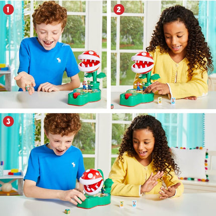 Super Mario Piranha Plant Escape Board Game for Kids Ages 4+