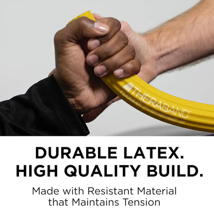TheraBand FlexBar Resistance Bar For Medial Epicondylitis, Prevent Tendonitis and Improve Grip Strength, Relieve Pain From Tennis Elbow, Golfers Elbow, and Tendinitis, Extra Light, Beginner