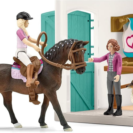 Schleich Horse Club - 67Pc Horse Shop Playset - Kids Ages 5+ | 42568