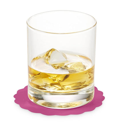 Disposable Fuchsia Paper Coasters for Drinks, 3.5 Inch Round Coasters for Bar, Cocktail, Beverage, Wine Or Event, 500 Pack Bulk