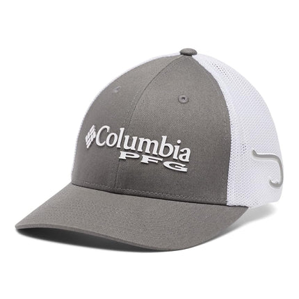 Columbia PFG Mesh Ball Cap - Titanium/Hook, Large/X-Large