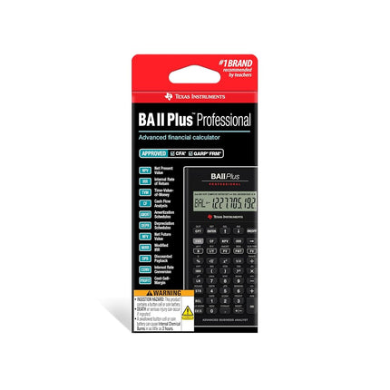 Texas Instruments BA II Plus Professional Calculator