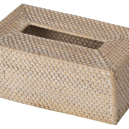 Kouboo Loma Rectangular Rattan Tissue Box Cover (Latte)