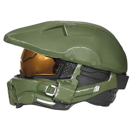DISGUISE Men's Master Chief Adult Light-up Deluxe Helmet, Green, One size