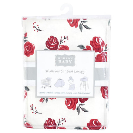 Hudson Baby Dosel multiusos para asiento de coche, Unisex, Rosa Roja, Talla Única
