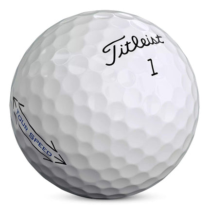 Titleist Tour Speed Golf Ball, White