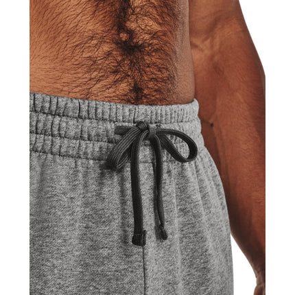Under Armour Men's Rival Fleece Joggers, (012) Pitch Gray Full Heather / / White, Medium