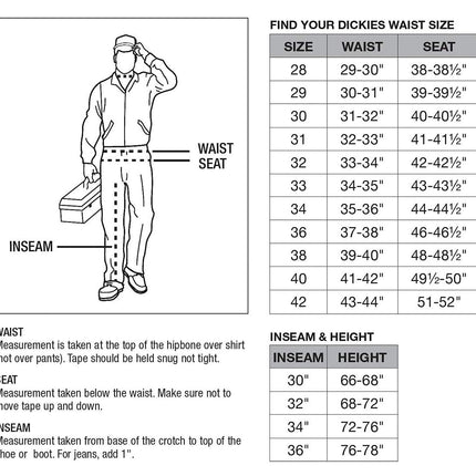 Dickies Men's Flex Work Pant Slim Straight Fit, Charcoal, 32W x 34L