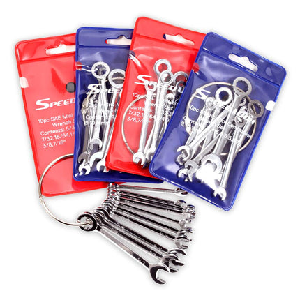 SPEEDWOX Small Wrench Set, 4mm-11mm, 5/32-7/16 Inc