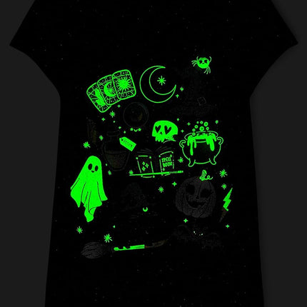 The Children's Place Girls All Holidays Short Sleeve Graphic T-Shirts,multipacks, Cat/Witch Cat/Spooky Icons, Medium