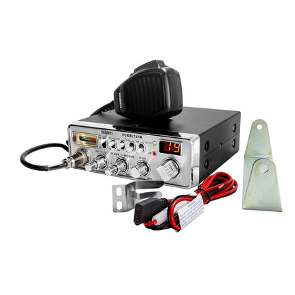 Uniden PC68LTXFM Professional 40-Channel CB Radio with Dual-Mode AM/FM, Integrated SWR Meter, PA/CB Function, Hi Cut, RF/Mic Gain Control, and Instant Channel 9