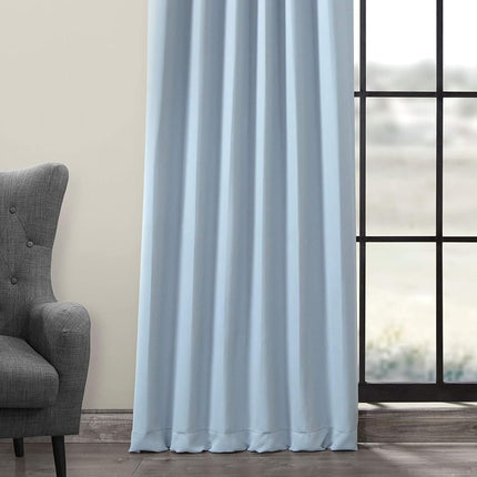 HPD Half Price Drapes Room Darkening Curtains 108 Inches Long for Bedroom & Living Room (1 Panel), 50 X 108, Frosted Blue