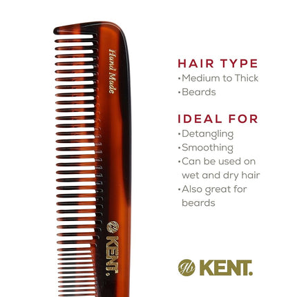 Kent Dressing Table Hair Comb, 190 mm Length