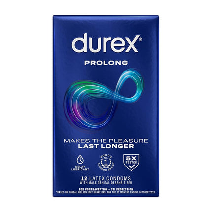 Durex Durex Prolong, 12 Count, 12 Count