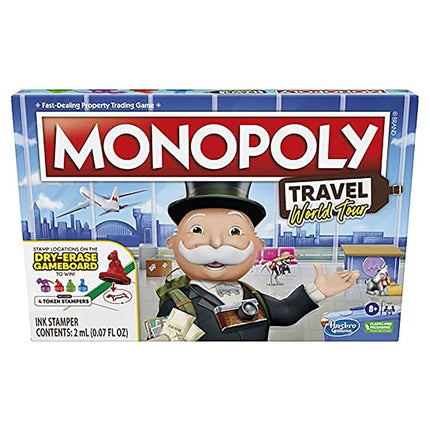 Monopoly World Tour Monopoly Board Game, with Toke
