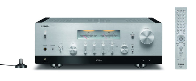 Yamaha Audio Yamaha R-N2000A Amplificateur-récepteur Hi-Fi réseau avec streaming, phono et DAC – Argent