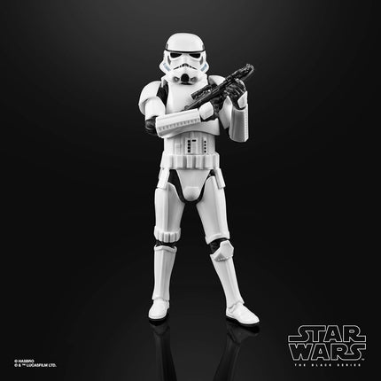Star Wars The Black Series Imperial Stormtrooper Toy 6-Inch Scale The Mandalorian Collectible Action Figure, Children From 4 Years Old