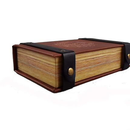 Fantasydice Book-Shaped Cheromatic/Red Fire Dragon Rolling Magic Book Tray for All Tabletop RPGs Like D&D, Call of Cthulhu, Shadowrun.