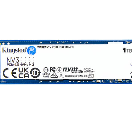 Kingston NV3 NVMe PCIe 4.0 Internal SSD 1TB M.2 22