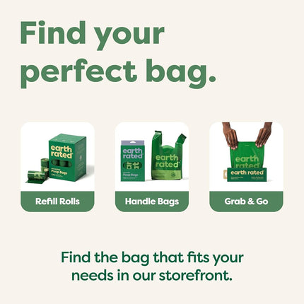 Earth Rated Dog Poo Bags Value Pack, Leak-Proof and Extra-Thick Pet Waste Bags for Big and Small Dogs, Refill Rolls, Lavender Scented, 600 Count
