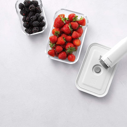 NONAME 1007719 Lot de 3 boîtes de conservation sous vide Zwilling Fresh & Save,White,19 x 5 cm