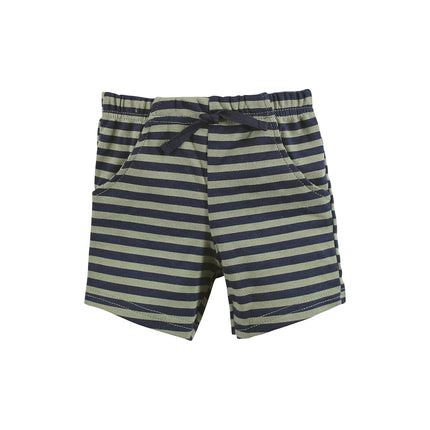 Hudson Baby Unisex Baby Cotton Bodysuit, Shorts and Shoe Set, Cool Dude, 0-3 Months