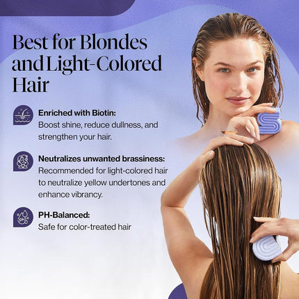 Kitsch Purple Shampoo & Conditioner Set For Blondes & Color Treated Hair