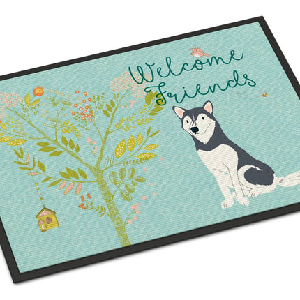 Caroline's Treasures BB7594MAT Welcome Friends Sib