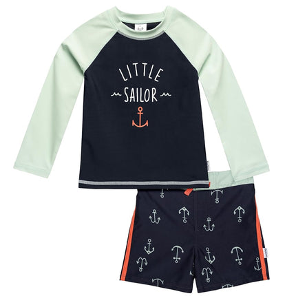 Gerber Boys' Rashguard Set, Anchors, 5T