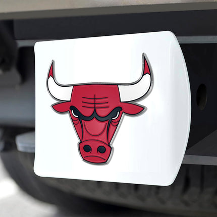 FANMATS 44100 NBA - Chicago Bulls Color Hitch Cover - White
