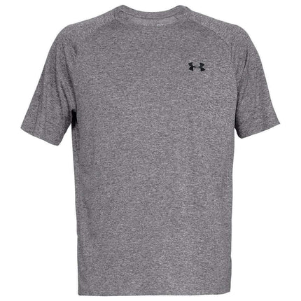 Under Armour Men's Tech 2.0 Short Sleeve T-Shirt, Steel Light Heather (036)/Black, 5XL