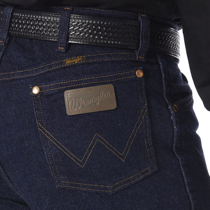 Wrangler Men's Cowboy Cut Regular Straight Leg Jean, Navy Stretch, 46x30