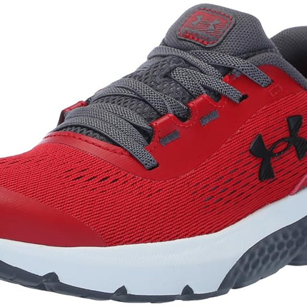 Under Armour Boys Ua Bps Surge 4 Ac Running Shoes, 600 Red Castlerock White, 11 Little Kid