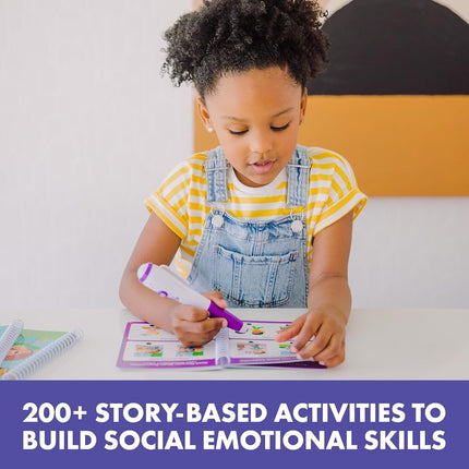 Learning Resources Hot Dots Feelings & Friendships Social Emotional Learning Workbooks, Ages 3+, Instant Feedback, 200+ Social and Emotional Learning Activities