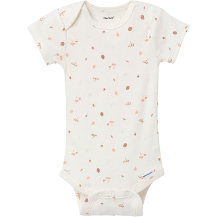 Gerber Unisex Baby Multi-pack Onesies Bodysuits (Short and Long Sleeve), Garden Floral, Newborn