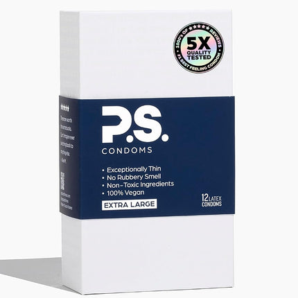 P.S. Condoms Extra Large Latex Condoms for Men - O