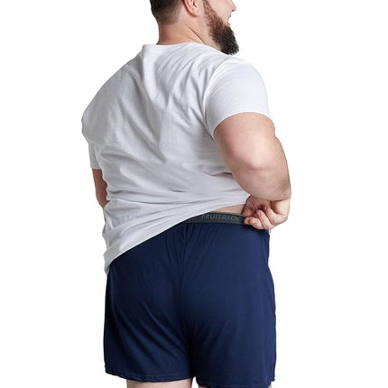 Bóxers Fruit of the Loom para hombre Ft-3p72xbm-mul-4xb, colores lisos surtidos, 4XL Plus Tall Reino Unido