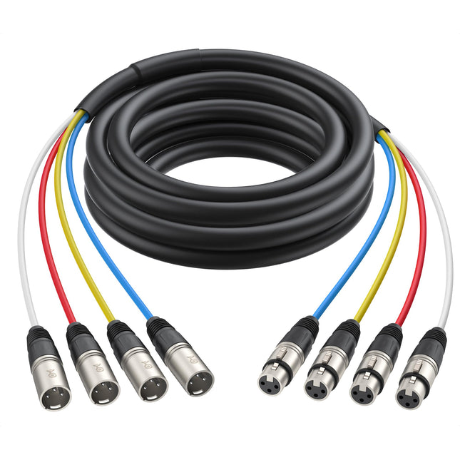 Cable Matters 4-Channel XLR Male to Female Snake C