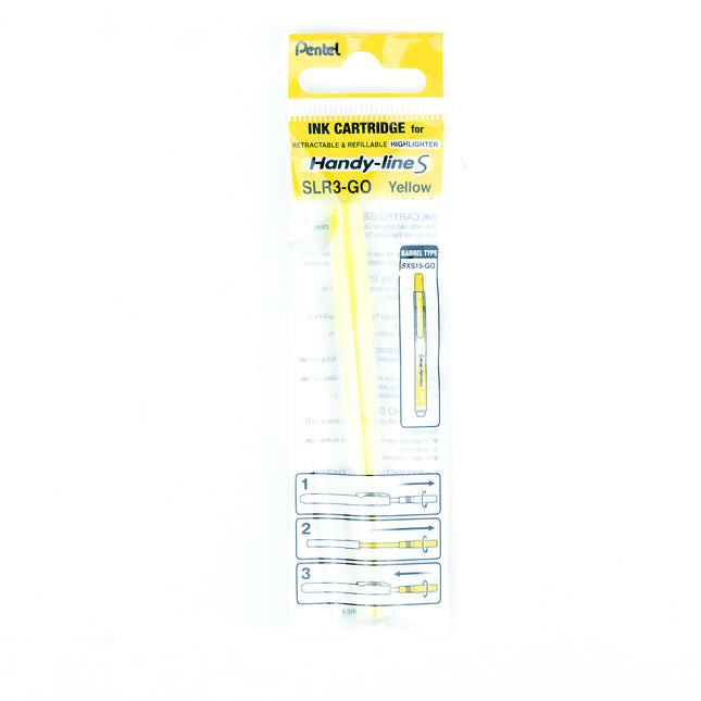 Pentel Refill for Handy-Line S Highlighter, Yellow