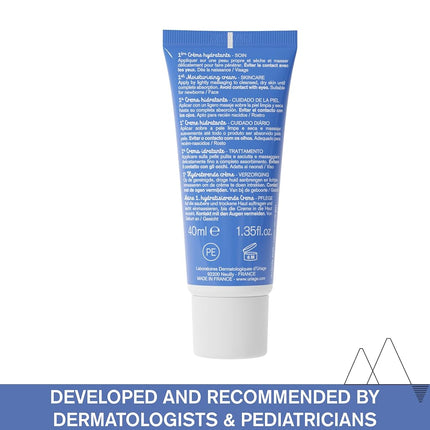 Uriage Baby Hydrating Cream with Organic Edelweiss & Shea Butter - Moisturises & Protects Against Dryness - Absorbs Quickly & Does Not Stick - 97% Ingredients of Natural Origin - 40 ml