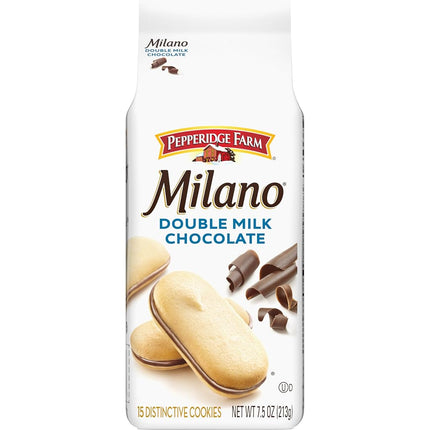 Pepperidge Farm Milano Double Milk Chocolate Cookies - 7.5oz 213g
